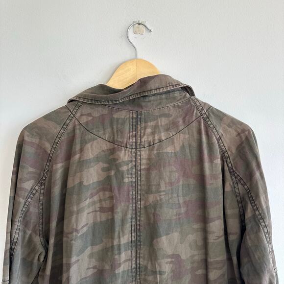 Sanctuary Camo Utility Jacket Green L - Picture 10 of 10
